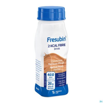 Fresubin 2 kcal fibre drink 200ml pêcheabricot/abrikoosperzik-2