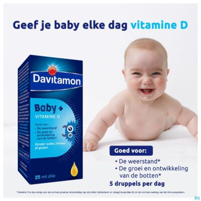 Davitamon baby vitamine d olie 25ml-8