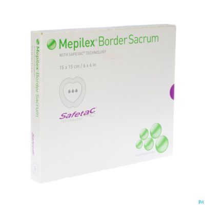 Mepilex schuimverb sil abs ster 15x15cm 5 294300-2