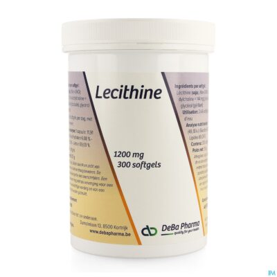 Lecithine caps 300x1200mg deba-3