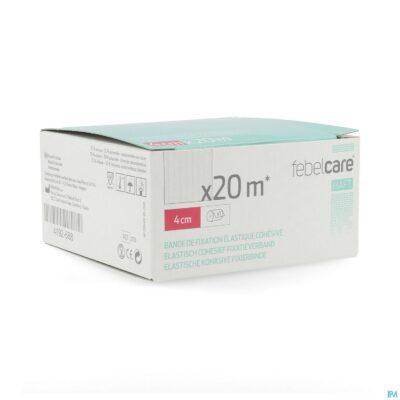 Febelcare haft elas. cohesief fixatieverb. 4cmx20m