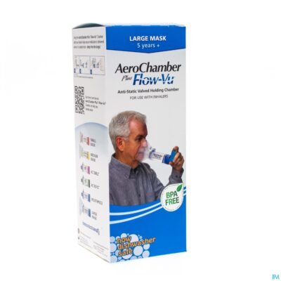 Aerochamber plus a/static+flow-vu-mask adult-2