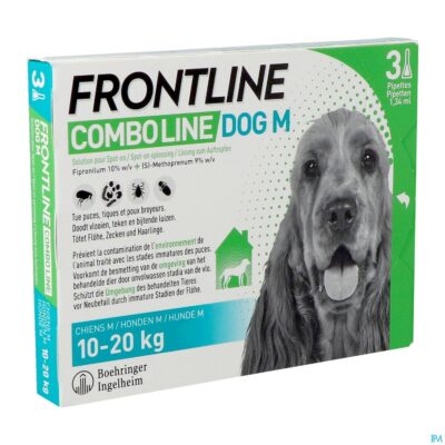 Frontline combo line dog m 10-20kg 3x1,34ml