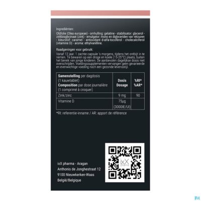 D-ixx 3000 zinc softcaps 120-4