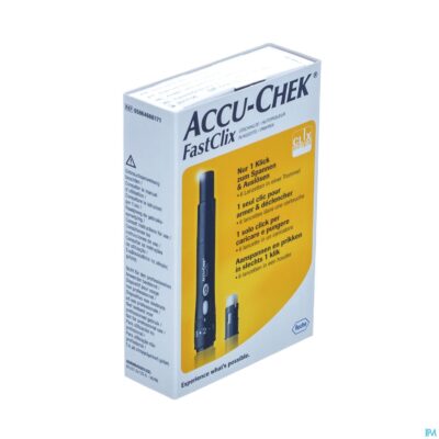 Accu chek fastclix (prikker+lancet 1x6)05864666171-2