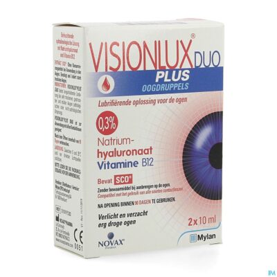 Visionlux plus oogdruppels duo fl 2 x 10ml-3