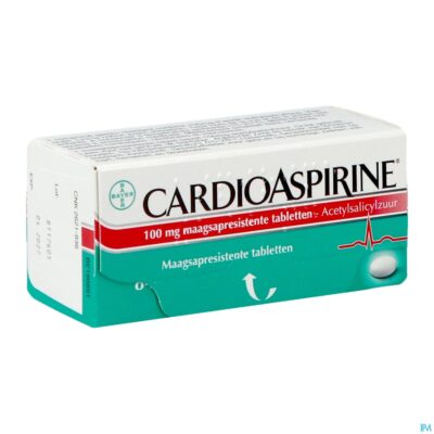 Cardioaspirine maagsapresist. tabl 84 x 100mg