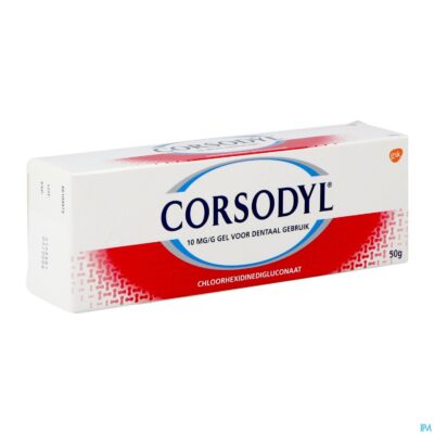 Corsodyl 10mg/g tandgel tube 50g