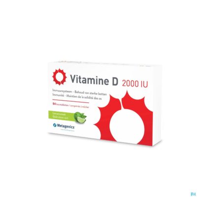 Vitamine d 2000iu metagenics tabl 84