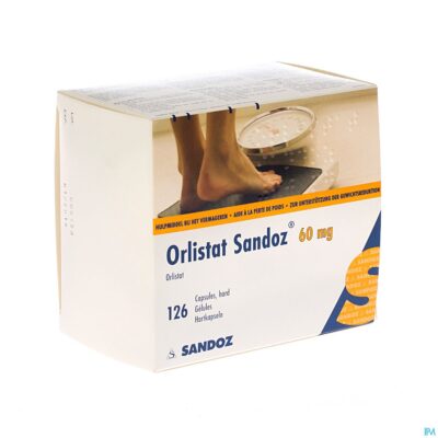 Orlistat sandoz harde caps 126 x 60mg-3