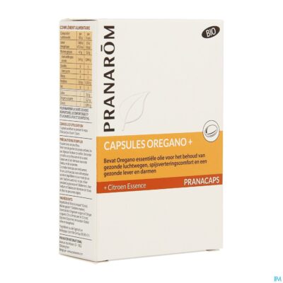 Pranarom pranacaps oregano+ caps 30-2