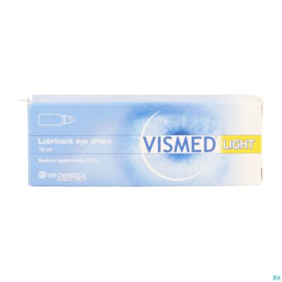 Vismed light bevochtigen ogen 0,1% 15ml-2