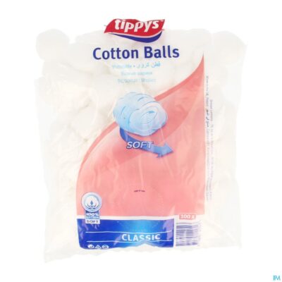 Tippys wattenbollen wit 100