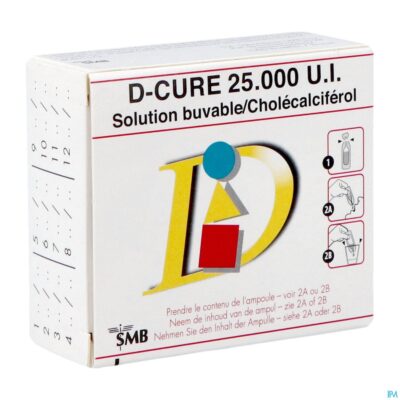 D-cure® 25 000 i.e. drinkbare ampoules 12-2