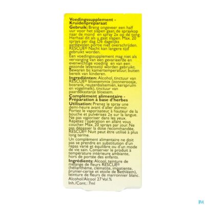 Bach rescue spray nacht 7ml-2