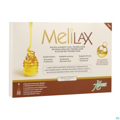 Melilax microklysma 6x10g aboca