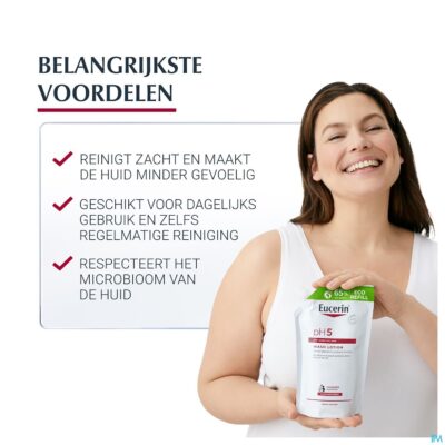 Eucerin ph5 waslotion navulling 400ml-6