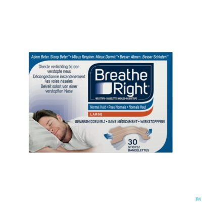 Breathe right tan large 30 pack