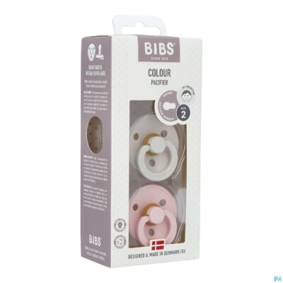 Bibs 2 fopspeen duo haze/blossom 2