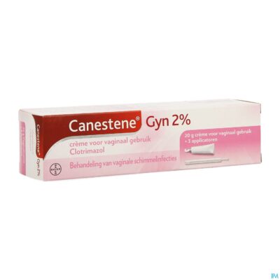 Canestene gyn clotrimazole 2% cr 20g + 3 applic.