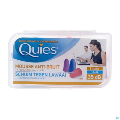 Quies oordoppen schuim disco 3 paar