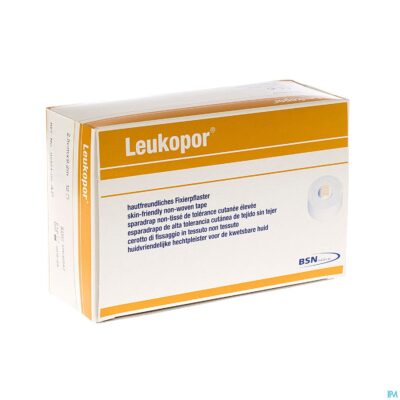 Leukopor a/allergie rol 2,50cmx9,2m 12 245400