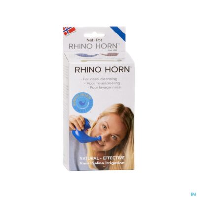 Rhino horn neusspoeler blauw