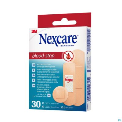 Nexcare 3m bloodstop assorted 30 n1730as-3