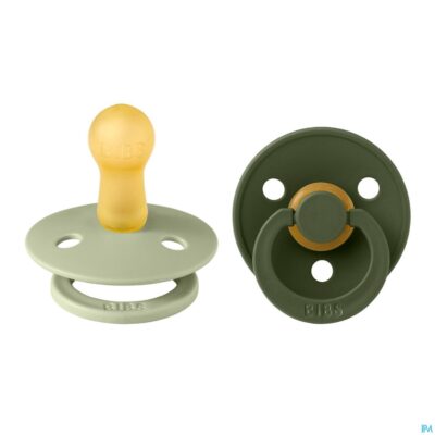 Bibs 2 fopspeen duo sage hunter green-2