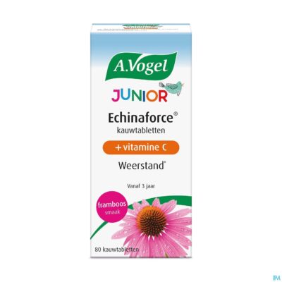 A.vogel echinaforce junior + vitamine c 80 tabletten