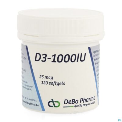 D3 1000iu softgels 120 deba-2
