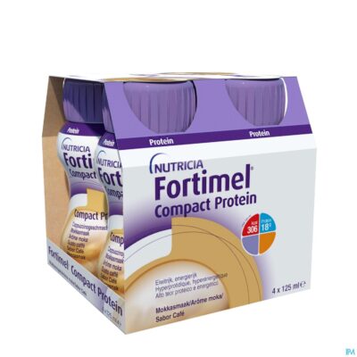 Fortimel compact protein mokka flesjes 4x125 ml-2