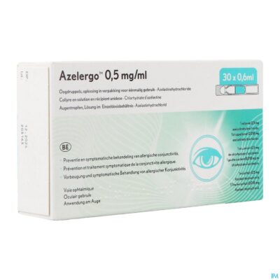 Azelergo oogdruppels unidoses 30