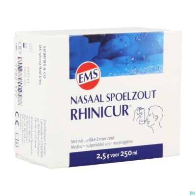 Rhinicur nasaal spoelzout zakje 20x2,5g