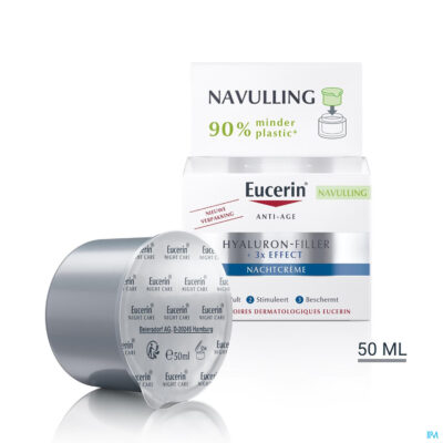 Eucerin hyaluron-filler x3 nachtcreme navul. 50ml-9