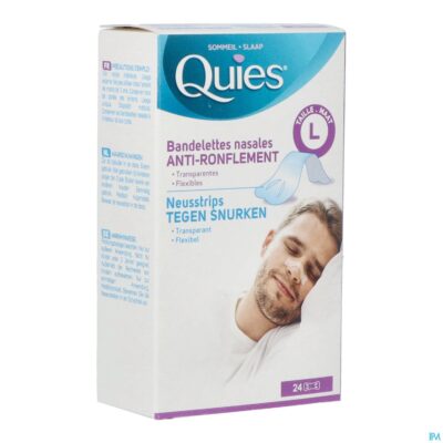 Quies tegen snurken neusstrips l 24-2