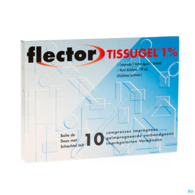 Flector tissugel compres impreg 10-3