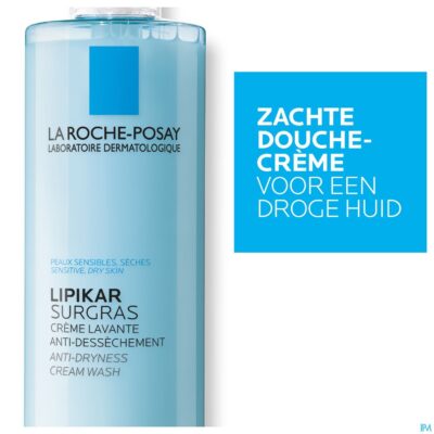 La roche posay lipikar overvet douche cr tegen uitdrogen400ml-5