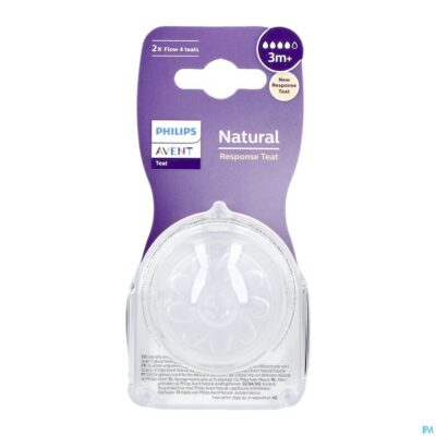 Philips avent natural 3.0 zuigspeen 3m+ t4 1