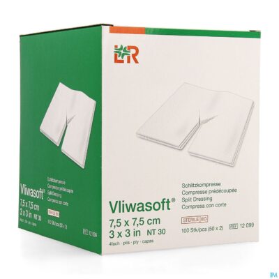 Vliwasoft kp ster 4pl + split 7,5x7,5cm 2x50 12099-2