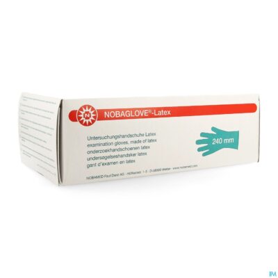 Noba handschoen latex poedervrij l 100 5700660