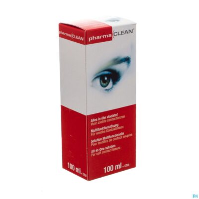 Pharmaclean reisetui lensreiniger+lenshouder 100ml