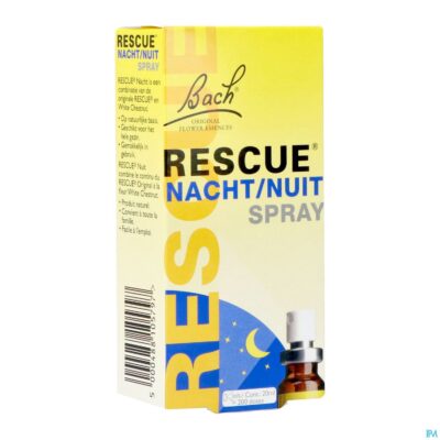 Bach rescue spray nacht 20ml