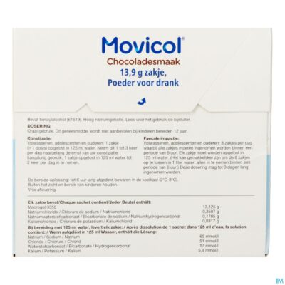 Movicol chocolade smaak zakjes 20 x 13,7g-2