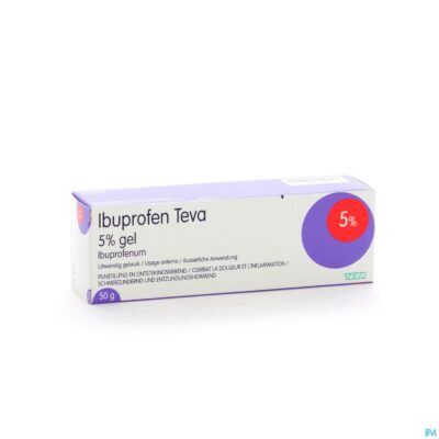 Ibuprofen teva gel tube 50g-2
