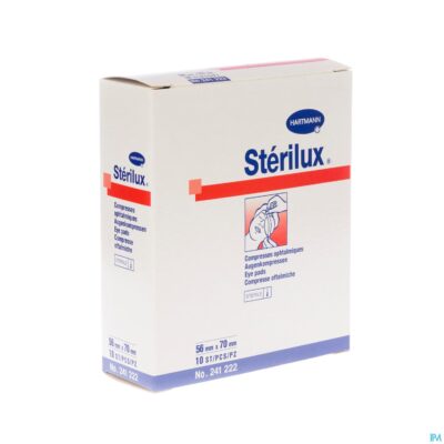 Sterilux oogkompres 56x70 st. 10 p/s-2