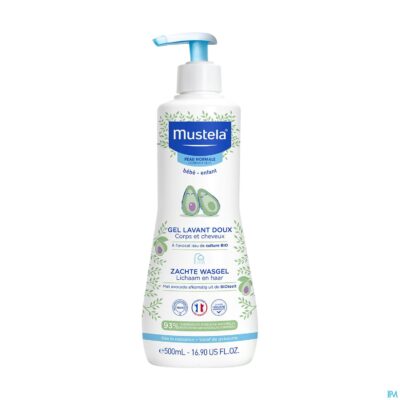 Mustela pn wasgel zacht 500ml