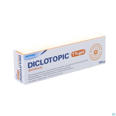 Diclotopic 1% gel tube 100 gr
