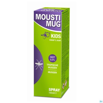 Moustimug 9,5% deet spray 100ml