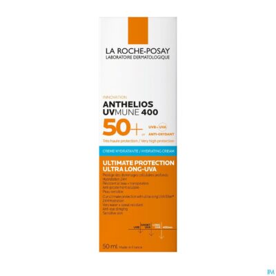 Lrp anthelios uvmune400 hydra creme zp spf50+ 50ml